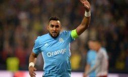L'attaquant marseillais Dimitri Payet lors de la demi-finale retour de l'Europa League à Salzbourg, le 3 mai 2018