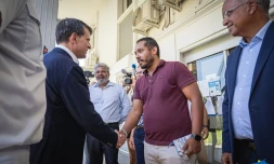 Visite Valls Région après Garance