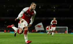 Le milieu de terrain d'Arsenal Jack Wilshere lors du match contre Chelsea en 22e journée de Premier League le 3 janvier 2017 