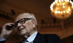 Le couturier français Pierre Cardin le 3 juin 2016 à Venise
