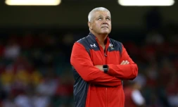 Le sélectionneur du pays de Galles Warren Gatland lors du test-match contre l'Angleterre, le 17 août 2019 à Cardiff