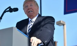 Le président américain Donald Trump, le 20 octobre 2018 à Elko, dans le Nevada