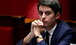 Le Premier ministre Gabriel Attal à l'Assemblée nationale, le 24 janvier 2024 à Paris