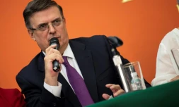 Le ministre mexicain des Affaires étrangÚres Marcelo Ebrard, à Washington le 3 juin 2019
