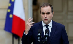 Le Premier ministre démissionnaire Sébastien Lecornu, le 8 octobre 2025 à Paris
