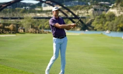 Le golfeur français Victor Perez lors du championnat du monde de match-play, le 28 mars 2021 à Austin au Texas