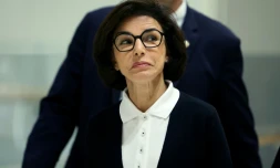 Rachida Dati arrive au palais de justice pour le dernier jour de son procès pour corruption, le 28 septembre 2026 à Paris