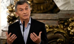 Le président argentin Mauricio Macri à Buenos Aires le 21 juin 2018 