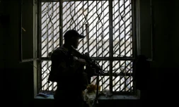 Un membre des forces d'élite du contre-terrorisme (CTS) dans la vieille ville de Mossoul, le 5 juillet 2017