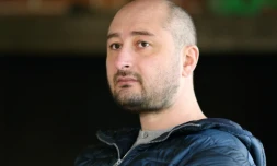 Le journaliste russe Arkadi Babtchenko à Kiev, le 14 novembre 2017