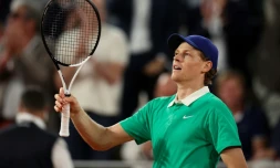 L'Italien Jannik Sinner à Roland-Garros le 2 juin 2025
