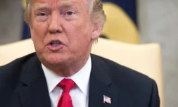 Le président américain Donald Trump à la Maison Blanche à Washington, le 17 mai 2018