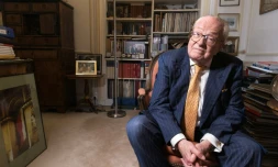 L'ancien président du Front Jean-Marie Le Pen à Saint-Cloud, (ouest de Paris), le 27 janvier 2016