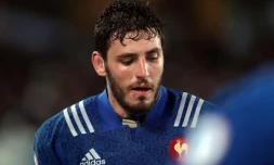 Le joueur du XV de France Paul Gabrillagues lors du match test face à la Nouvelle-Zélande à Auckland le 9 juin 2018