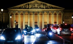 Le Palais Bourbon à Paris, le 13 janvier 2025