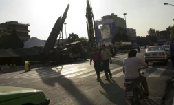 Le bâtiment du Parlement iranien (d), le 23 septembre 2010 à Téhéran