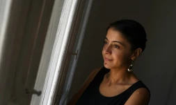 Noha Elostaz, première femme en Egypte, à avoir gagné un procès de harcèlement sexuel, au Caire le 26 juillet 2016