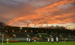 8e de finale de Coupe de la Ligue entre Lorient et Caen, le 24 octobre 2017 au Moustoir