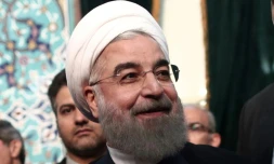 Le président iranien Hassan Rohani, le 19 mai 2017 à Téhéran