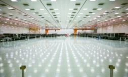 La salle du laser ELI-NP Ă Magurele, en Roumanie, le 26 mars 2024