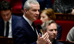 Le ministre français de l'Economie Bruno Le Maire à l'Assemblée nationale, le 15 novembre 2017