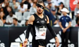 L'athlète français Wilfried Happio agressé et blessé au visage avant son titre de champion de France sur 400 m haies, le 25 juin à Caen