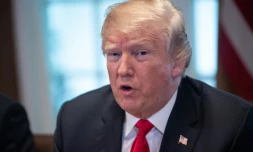 Le président américain Donald Trump à Washington, le 17 mai 2018