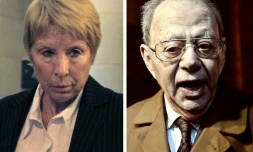 Portraits de l'ancienne pédiatre Elisabeth Mugnier (g) et du professeur Fernand Dray