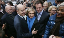 Alain Juppé et Valérie Pécresse le 1er décembre 2015 à Paris
