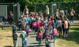 Une école primaire à Tourcoing, le 26 juin 2017