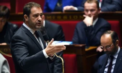 Christophe Castaner lors des questions au gouvernement à l'Assemblée nationale le 14 novembre 
