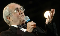 Michel Legrand sur scène le 23 octobre 2004  au festival international de la musique à Auxerre