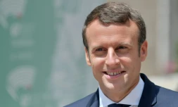 Le président Emmanuel Macron, le 26 mai 2017 à Taormina, pour le sommet du G7, en Sicile