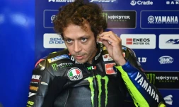 La légende de la moto Valentino Rossi, le 19 septembre 2020 à Misano en Italie