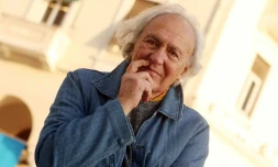 Le photographe américain William Klein à Thessalonique en Grèce, le 22 novembre 2007