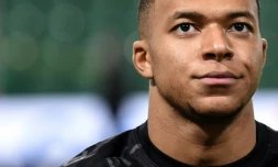 L'attaquant du Paris SG Kylian Mbappé avant le match de championnat contre Nantes, le 31 octobre 2020 à La Beaujoire