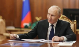 Le président russe Vladimir Poutine, le 30 décembre 2025 à Moscou 