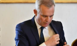 François de Rugy lors d'un déplacement à Niort, le 11 juillet 2019