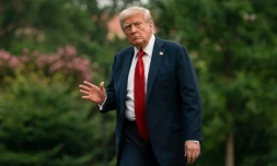 Le président amaéricain Donald Trump à la Maison Blanche le 13 juin 2025