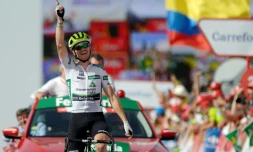 L'Américain Ben King remporte la 9e étape du Tour d'Espagne le 2 septembre 2018