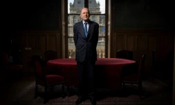 Jean-Marc Sauvé, vice-président du Conseil d'Etat, lors d'une séance photo le 4 septembre 2017 à Paris