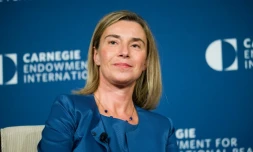 La chef de la diplomatie de l'UE Federica Mogherini, le 21 juillet 2016
