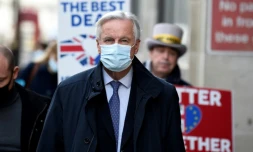 Le négociateur européen Michel Barnier à Londres le 13 novembre 2020