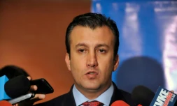 L'homme politique vénézuélien Tareck El Aissami, le 10 novembre 2011 à Caracas