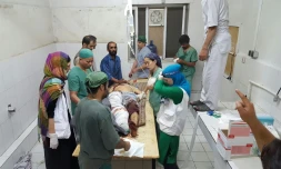 Photo de MSF à l'hôpital de Kunduz, bombardé par l'armée américaine, en octobre