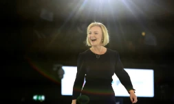 Liz Truss, ministre britannique des Affaires étrangères et favorite à la succession de Boris Johnson à la tête du gouvernement, à Londres, le 31 août 2022