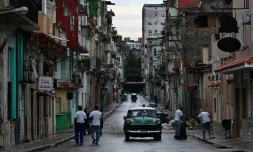 Dans les rues de La Havane, le 21 octobre 2024