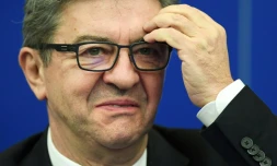 Le leader de la France insoumise Jean-Luc Mélenchon le 24 octobre 2018 à Strasbourg