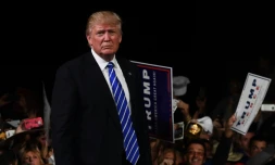 Le candidat républicain à la Maison Blanche Donald Trump, le 30 septembre 2016 à Novi dans le Michigan