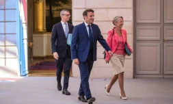 Le président Emmanuel Macron et la Première ministre Elisabeth Borne à l'Elysée le 4 juillet 2022
